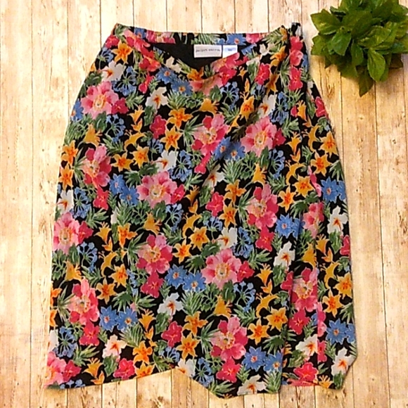 Jaclyn Smith women's size small floral print skirt (J4) - Picture 1 of 3
